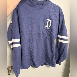 Disneyland Resort Spirit Blue and White 100% Cotton Shirt